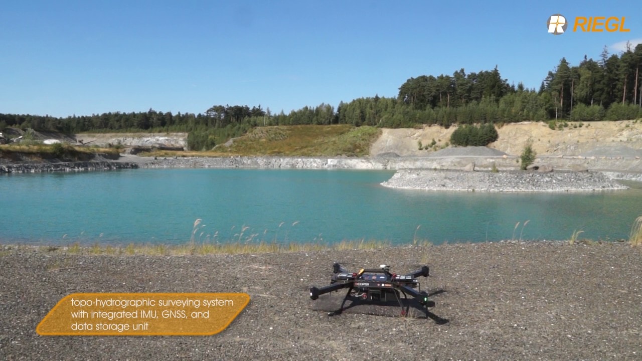 RIEGL Bathycopter sUAV based hydrographic surveying system